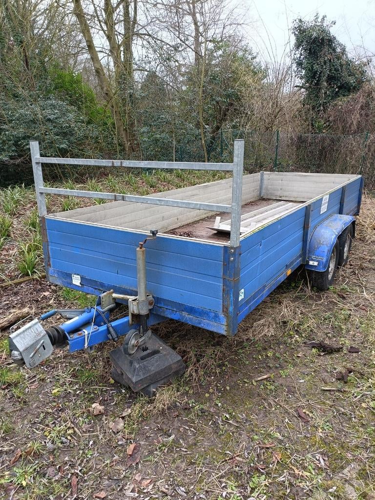 Aanhangwagen GTF GL2600 met documenten, Autos : Divers, Remorques, Enlèvement