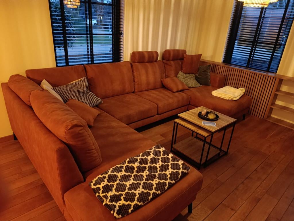 Zetel 4 zitplekken, Maison & Meubles, Canapés | Coins salons complets, Enlèvement, Comme neuf