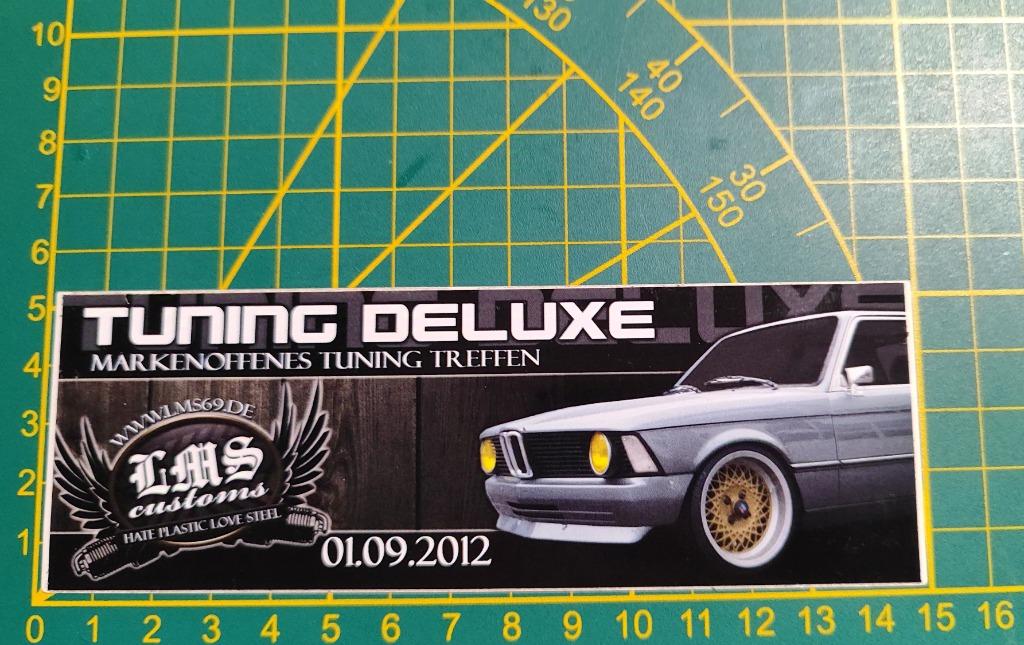 Sticker Tuning BMW E21 event 2012 Markenoffen DE, Verzamelen, Ophalen of Verzenden
