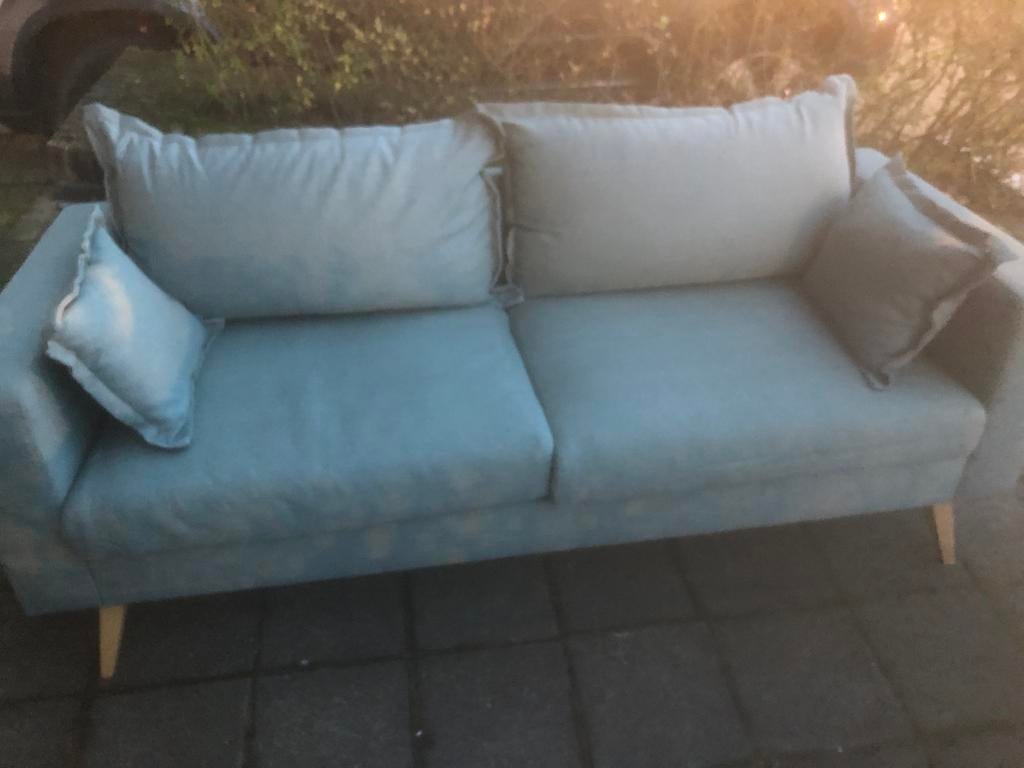 Canapé 3 places en tres bon état, Maison & Meubles, Canapés | Salons, Enlèvement, Utilisé, Tissus, Trois personnes