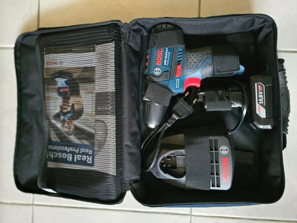 Bosch professional, boormachine, 10,8 V, nieuw, Ophalen, Zo goed als nieuw, Boormachine