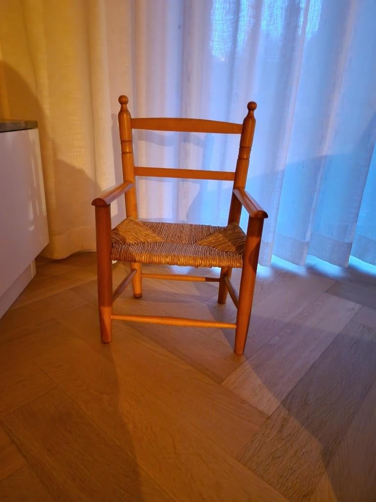 chaise pour enfant avec assise en osier, Enlèvement, Comme neuf, Osier ou Rotin