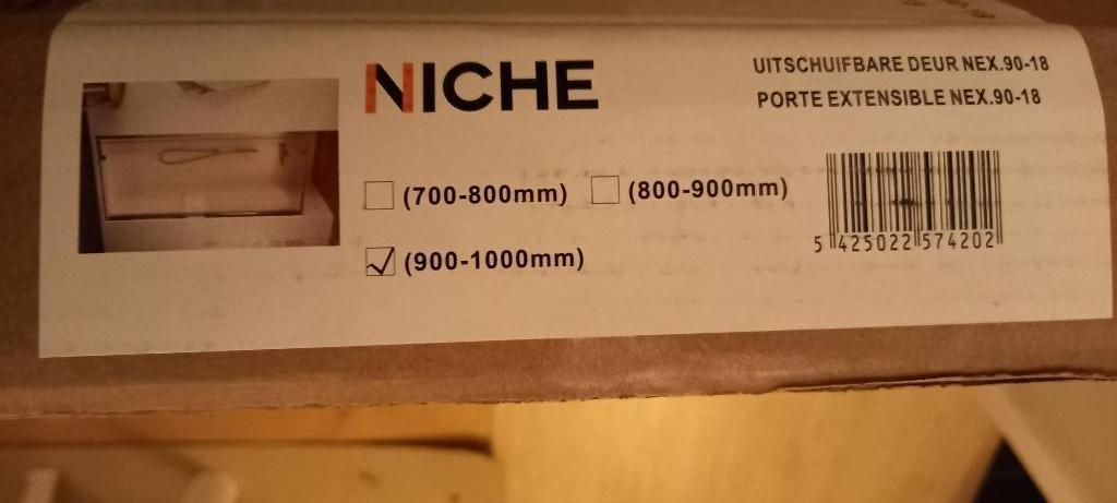 Porte de douche marque NICHE, Maison & Meubles, Salle de bain | Meubles de Salle de bain, Neuf, Enlèvement