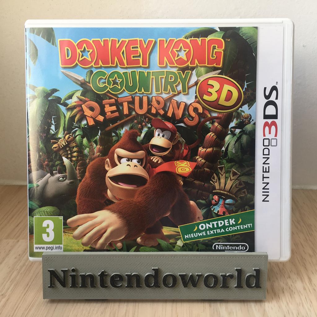 Donkey Kong Country Returns 3D (3DS), Consoles de jeu & Jeux vidéo, Enlèvement, Comme neuf