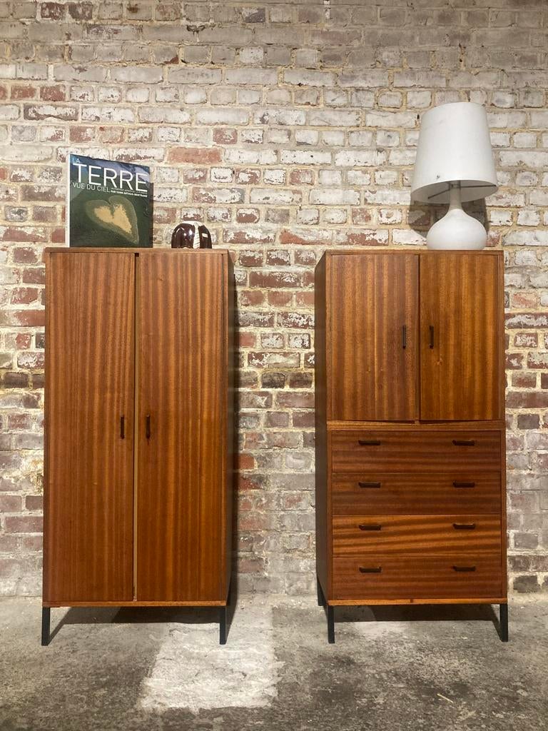 Kleerkast - dressoir - vintage Scandinavisch teakhout, Ophalen, Zo goed als nieuw