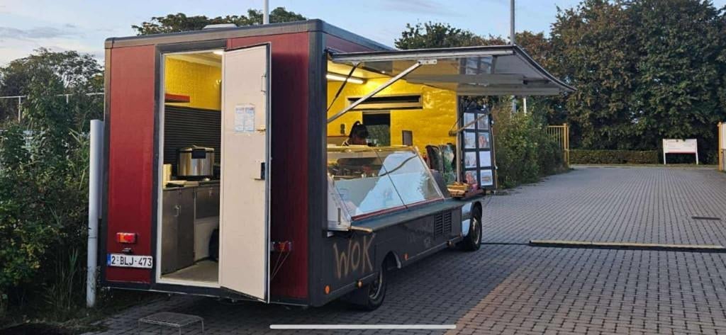 renault foodtruck marktkraam, Ophalen