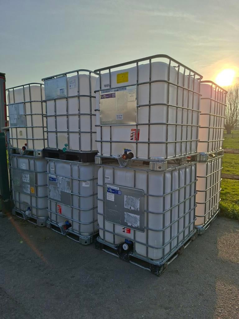 1000 liter Box vat container Watertank IBC, Ophalen
