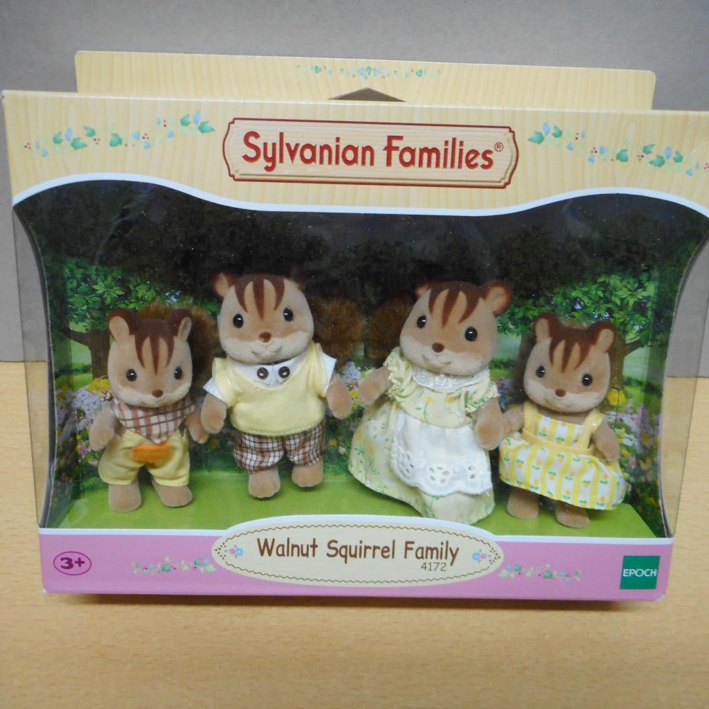 sylvanian walnut squirrel family, Ophalen of Verzenden, Nieuw, Overige typen