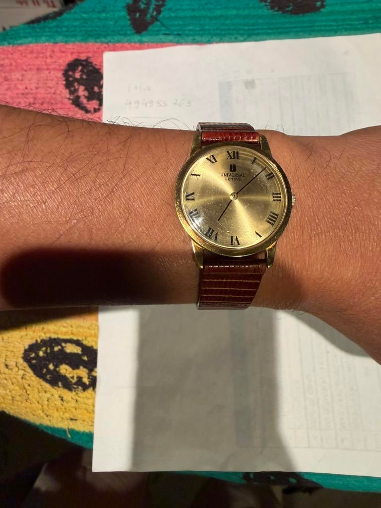 Montre universal Genève, Enlèvement, Comme neuf, Cuir