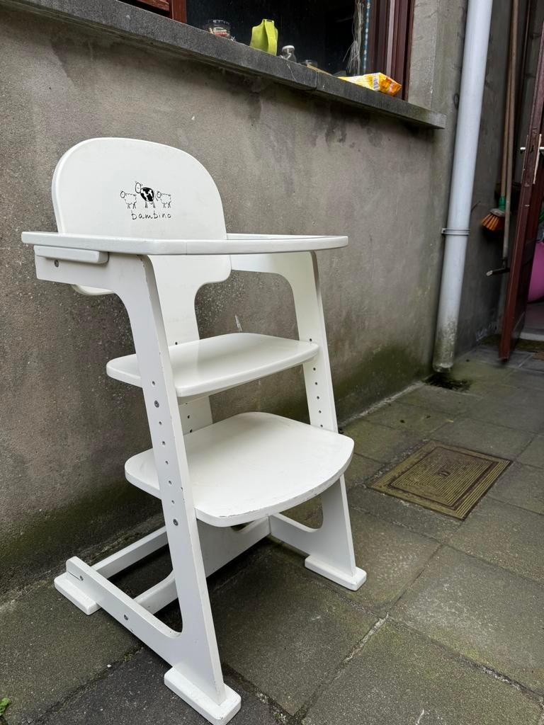 Kinderstoel. Meegroeistoel met zitje en riempjes, Kinderen en Baby's, Kinderstoelen, Ophalen, Gebruikt, Meegroeistoel