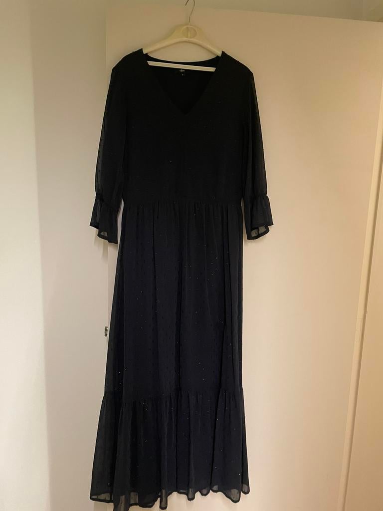 Feestelijke donkerblauwe lange jurk, Enlèvement ou Envoi, Comme neuf