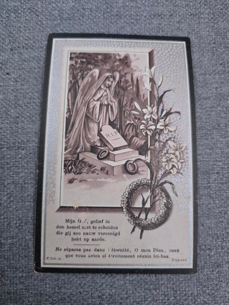 Doodsprentje 1916 , Diest, Ophalen of Verzenden, Bidprentje