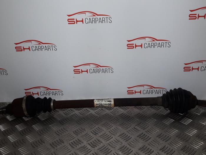 Arbre de transmission avant droit d'un Citroen C2, -, 3 mois de garantie, Utilisé, -