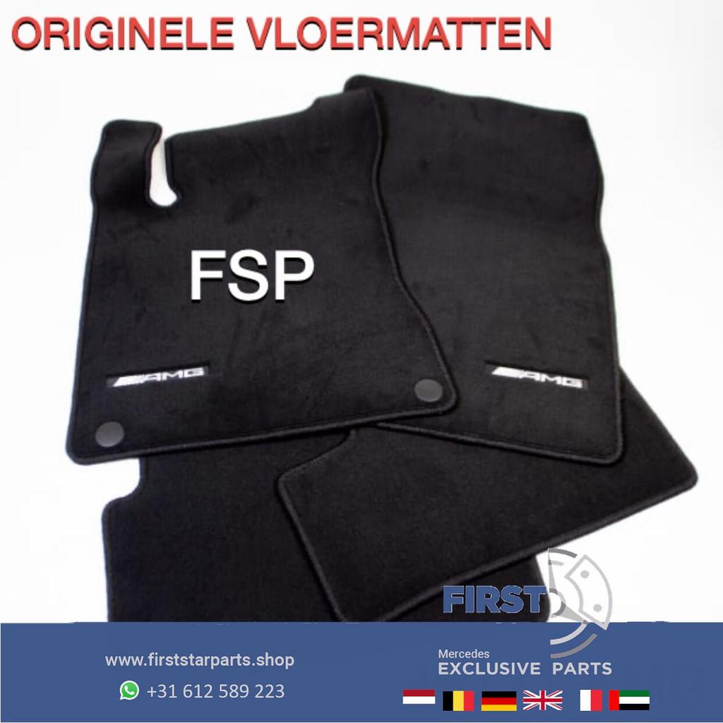 W177 AMG VLOERMATTEN Mercedes A Klasse A35 A45 2018-2021, Auto-onderdelen, Interieur en Bekleding, Mercedes-Benz, Gebruikt, Ophalen of Verzenden