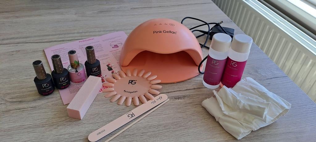 Pink Gellac startersset, Bijoux, Sacs & Beauté, Beauté | Cosmétiques & Maquillage, Enlèvement