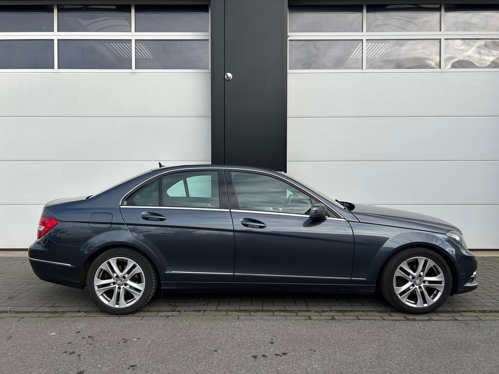 Mercedes C200CDI Avantgarde in perfecte staat, Auto's, Mercedes-Benz, Euro 5, Zwart, Leder en Stof, Bedrijf