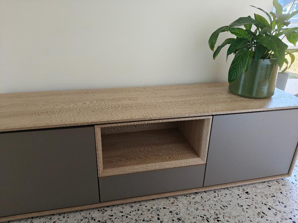 Recor tv meubel, Huis en Inrichting, Ophalen, Gebruikt, 150 tot 200 cm, Eikenhout