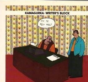 boek: Kamagurka / writer's block, Boeken, Ophalen of Verzenden, Gelezen, Schilder- en Tekenkunst