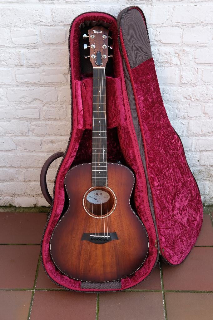 Taylor GS Mini e Koa plus linkshandige gitaar, Muziek en Instrumenten, Snaarinstrumenten | Gitaren | Akoestisch, Ophalen of Verzenden