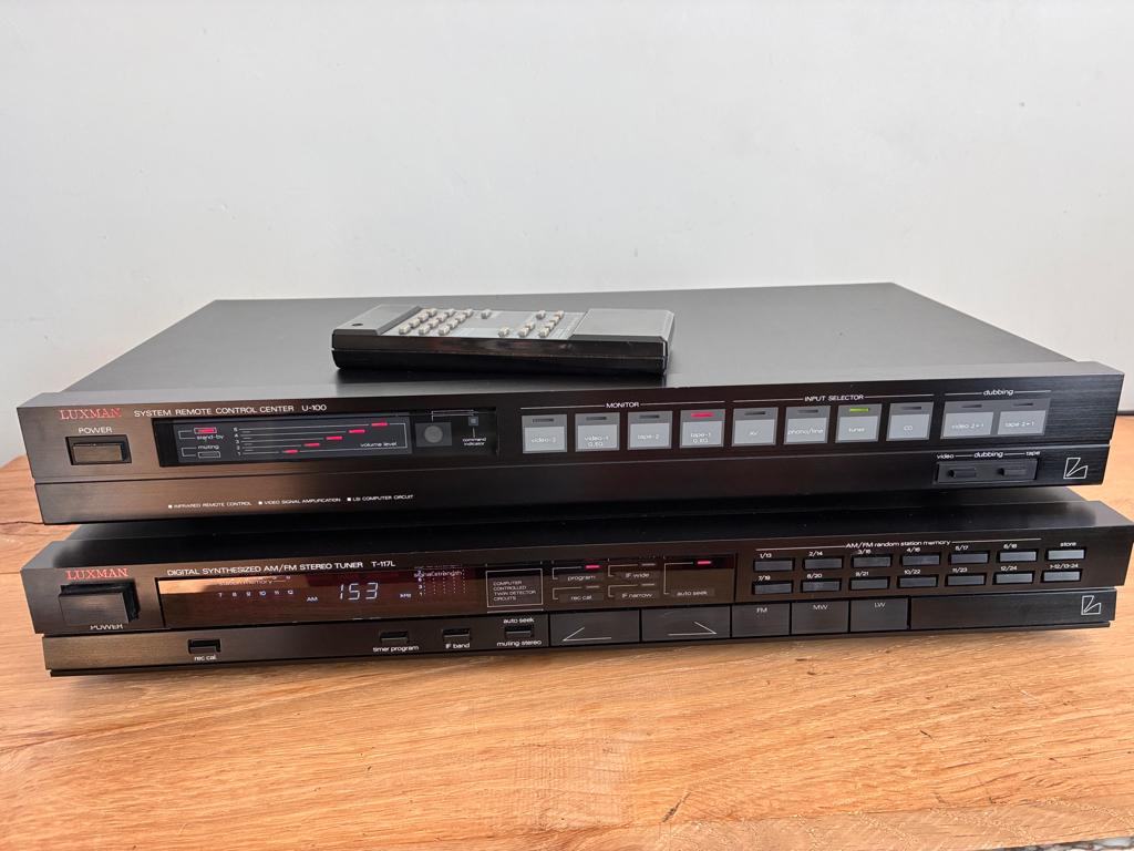 Luxman - U-100 Control center + Tuner TU-117L, Enlèvement ou Envoi, Utilisé, Stéréo