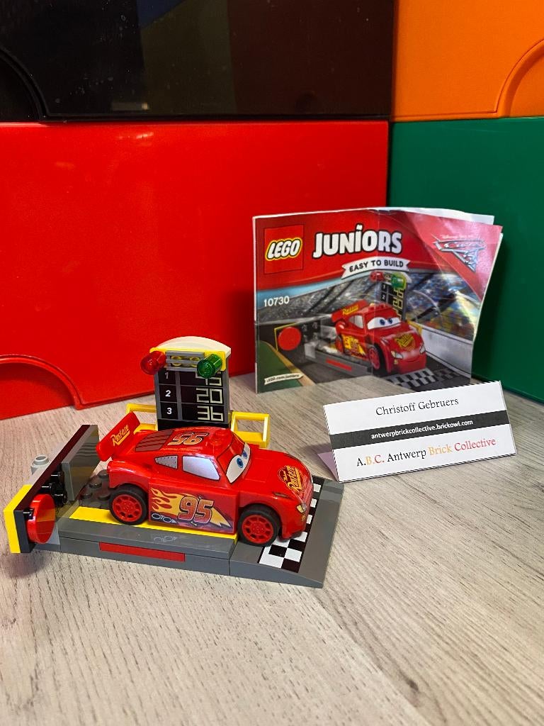 Lego Junior - Cars - 10730 - Lightnin McQueen Speed Launcher, Kinderen en Baby's, Speelgoed | Duplo en Lego, Zo goed als nieuw