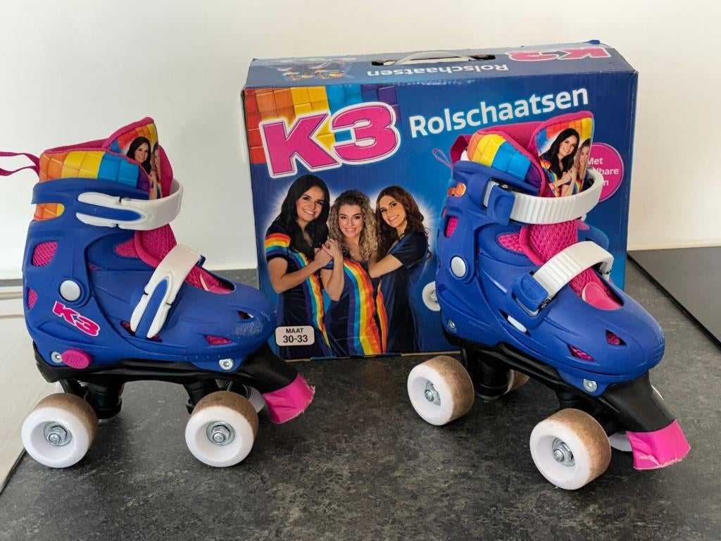 K3 Rolschaatsen / Patins à roulettes, Kinderen en Baby's, Ophalen of Verzenden, Verstelbaar, Zo goed als nieuw, Kinderen