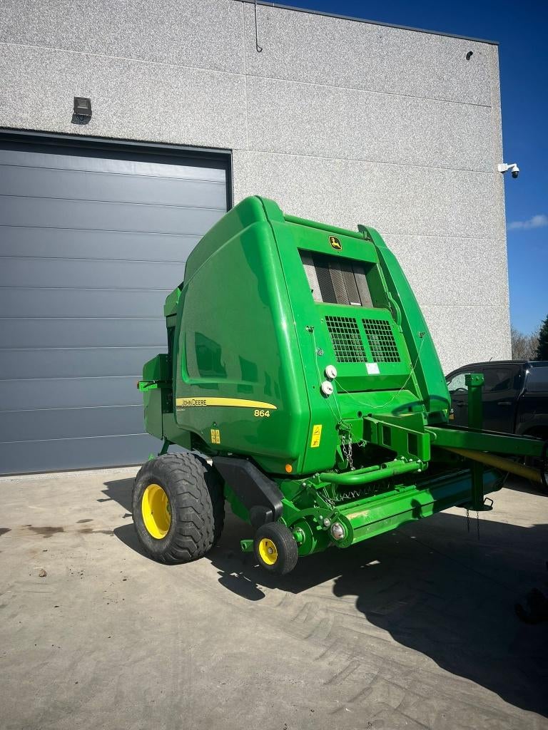 John Deere 864 MAXICUT ronde balenpers, Ophalen, Akkerbouw
