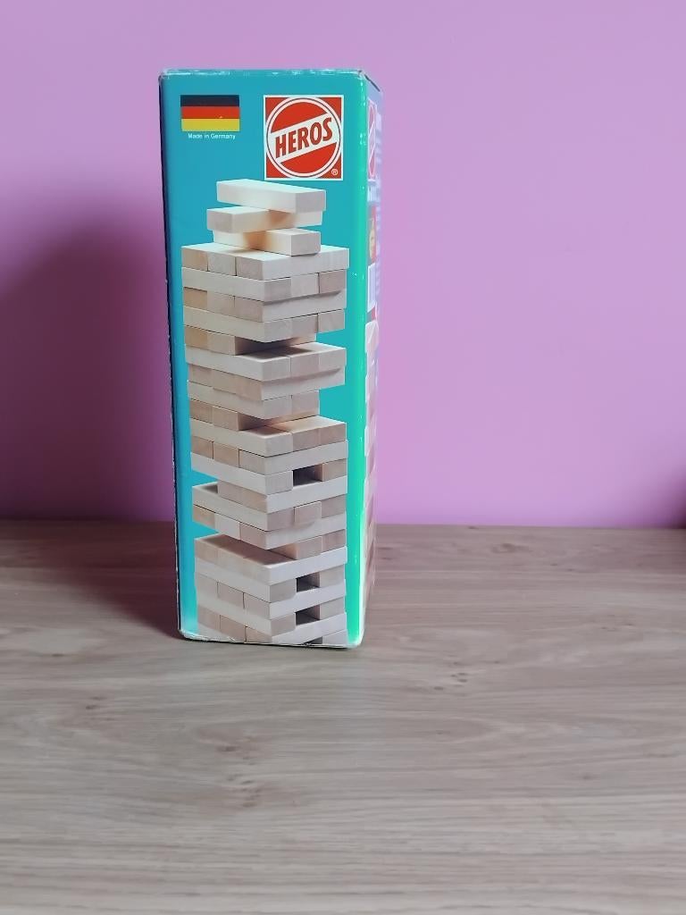riginele Jenga – Klassiek Stapelspel (Compleet & Zgan!), Hobby en Vrije tijd, Gezelschapsspellen | Overige, Ophalen, Gebruikt
