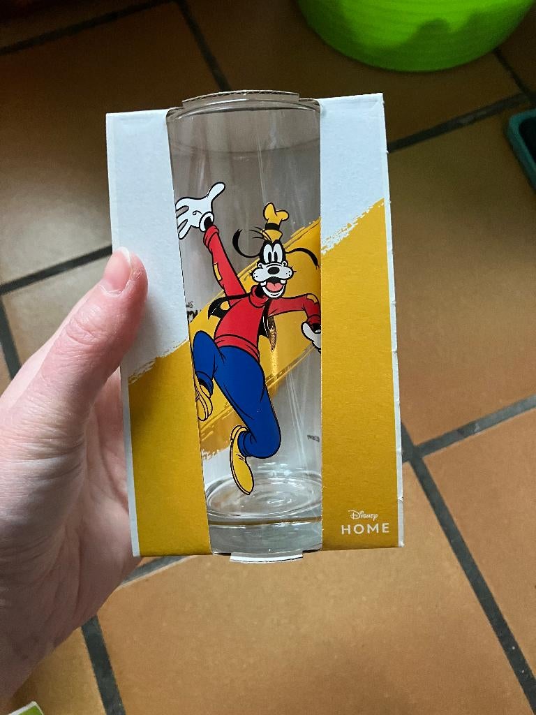 Disney Glas Goofy - Nieuw in verpakking, Ophalen of Verzenden, Goofy of Pluto, Nieuw, Servies