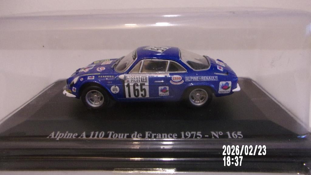 ALPINE A 110 #165 TOUR de FRANCE 75.ELIGOR 1/43 NEW,BLISTER, Hobby & Loisirs créatifs, Voitures miniatures | 1:43, Neuf, Voiture