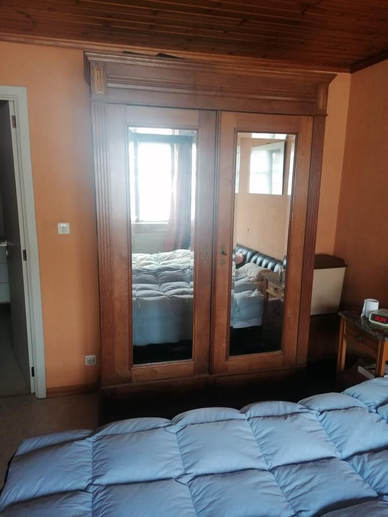 Garde-robes en chêne massif. H215 L135 P55, Ophalen, Eikenhout