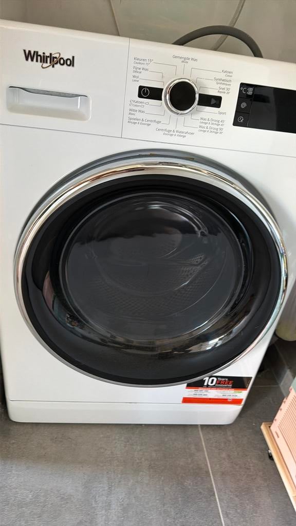 Combi wasmachine droogkast whirpool, Elektronische apparatuur, Droogkasten, Ophalen, Zo goed als nieuw