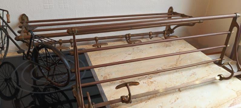 Koperen kapstok uit 1900, Antiek en Kunst, Ophalen of Verzenden