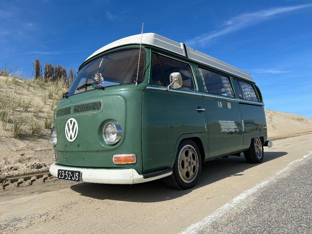 VW T2 A Baywindow 1969 camper  gereviseerde 2.0 Type 4 motor, Auto's, Achterwielaandrijving, Beige, Volkswagen, Particulier