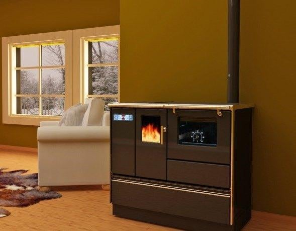 Pelletkachel, Fornuis, CV pelletkachels, Alfa Plam, Maison & Meubles, Poêles, Neuf, Autoportant, Poêle à granulés, Autres carburants