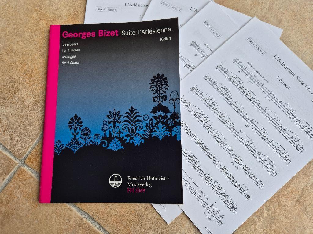 Bladmuziek 3 of meer fluiten/altblokfluiten 11 x, Dwarsfluit of Piccolo, Klassiek, Overige soorten, Ophalen of Verzenden