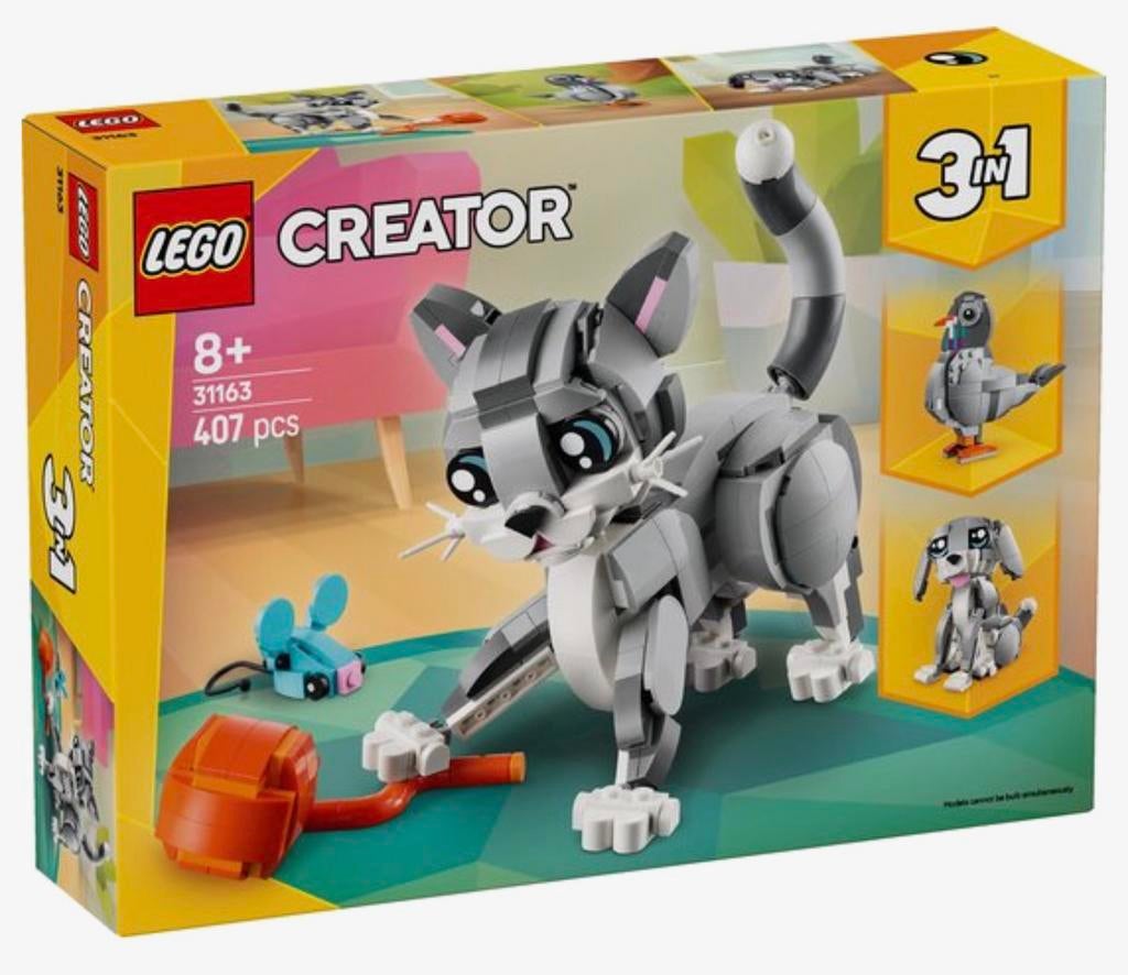 LEGO - Creator 3 en 1 - 31163 - Le chat espiège, Enlèvement ou Envoi, Neuf, Ensemble complet, Lego
