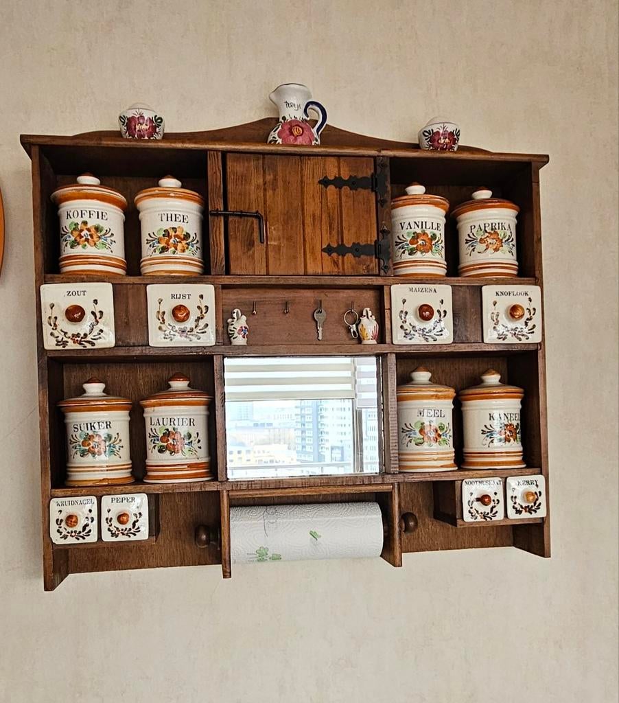 Étagère à épices  Hollandaise rustique 'Kruidenrek', Enlèvement