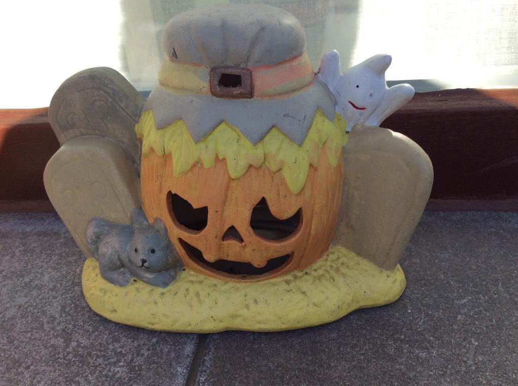 Halloween beeld, Tuin en Terras, Ophalen, Zo goed als nieuw, Steen, Overige typen