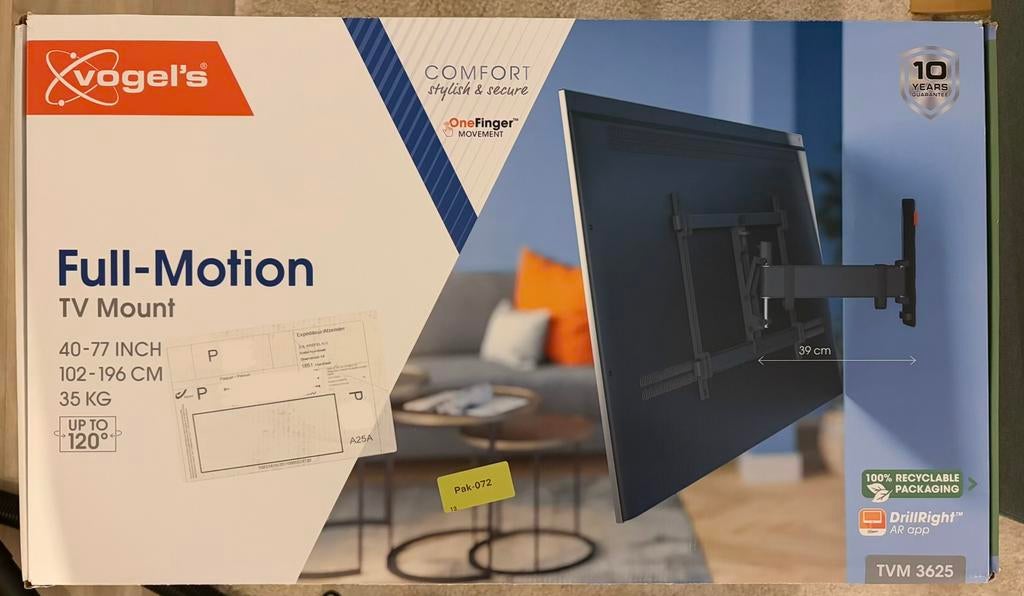 Vogel’s Full-Motion TV Beugel TVM 3625, Audio, Tv en Foto, Televisiebeugels, Ophalen, Nieuw