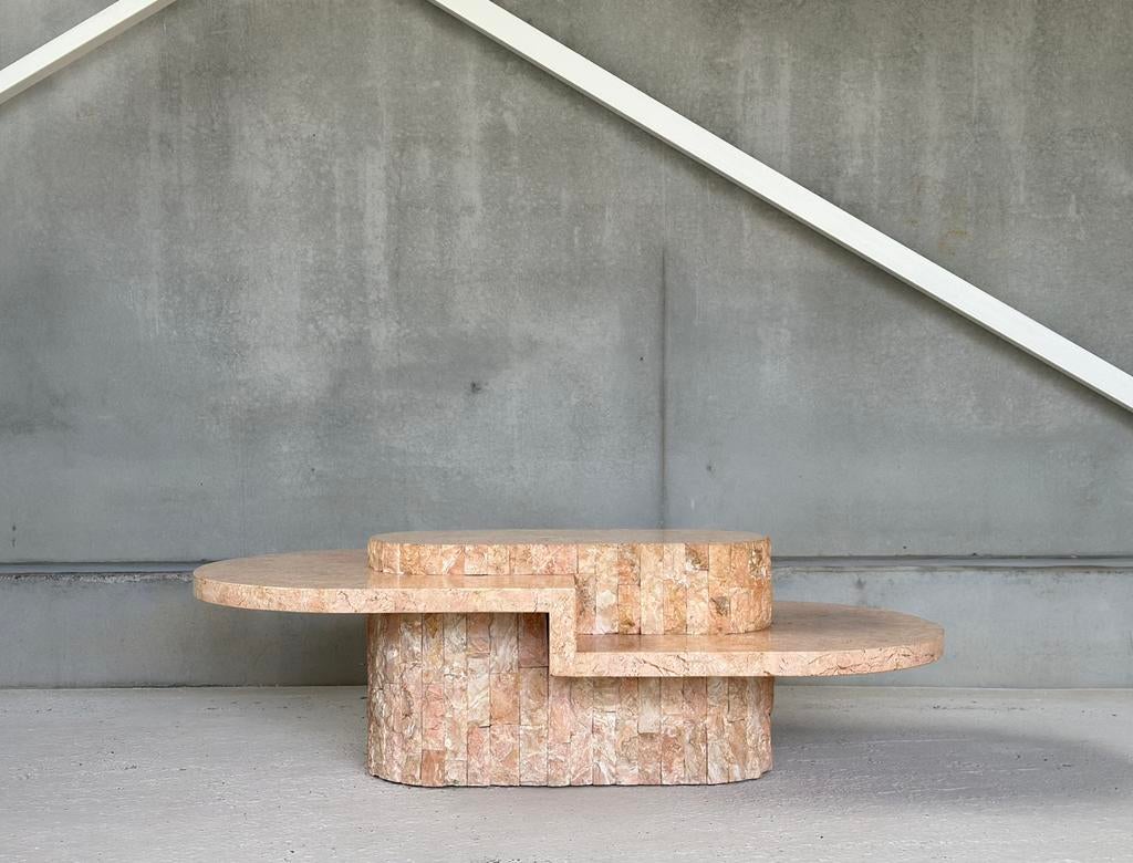 Vintage mactanstone coffeetable, Antiek en Kunst, Ophalen