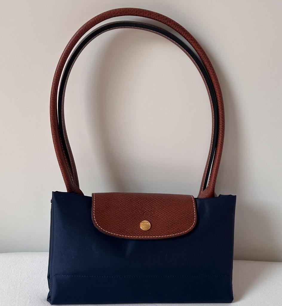 Longchamp Le Pliage Original Taille L, Envoi, Neuf, Bleu, Sac à main