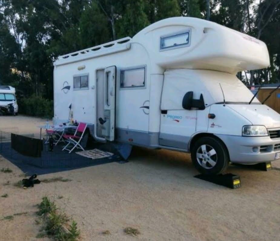 Mobilhome +/_ 110 000 km pegaso met alkoof met airco, Caravans en Kamperen, Particulier