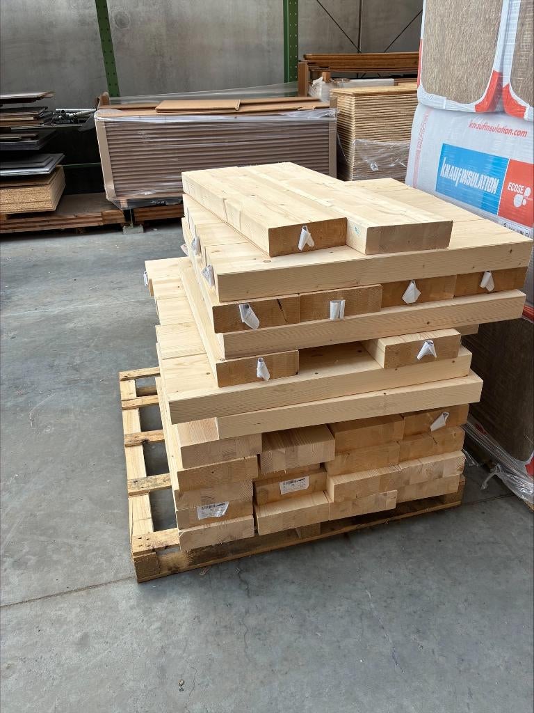 Houten balken 24x8cm te koop, Doe-het-zelf en Bouw, Grenen, Nieuw, 50 mm of meer, Balk