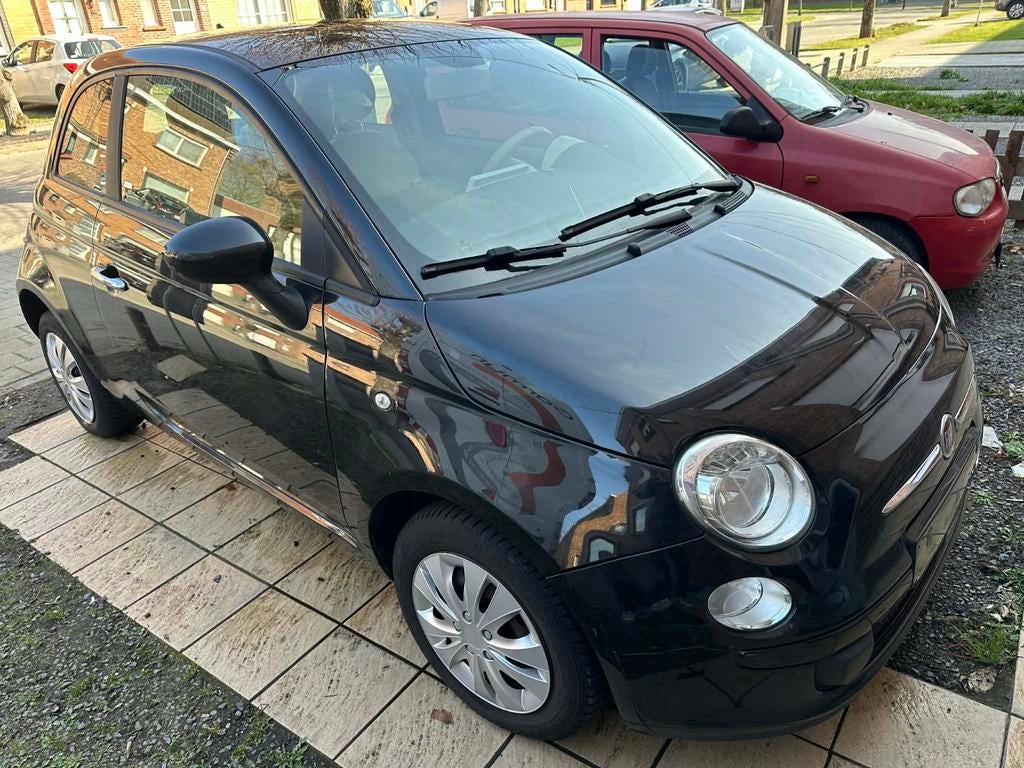 Fiat 500 benzine gekeurd voor verkoop, Auto's, Euro 5, Beige, 4 cilinders, Alcantara