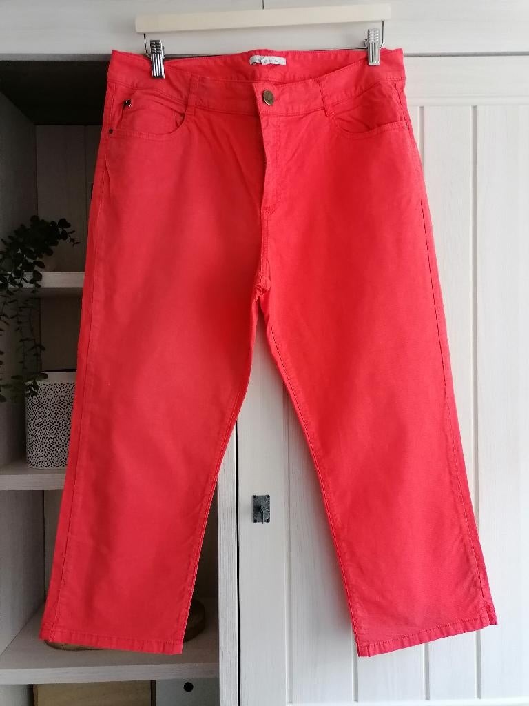 Broek Lola&Liza, maat 44, Kleding | Dames, Broeken en Pantalons, Lola & Liza, Maat 42/44 (L), Oranje, Ophalen of Verzenden