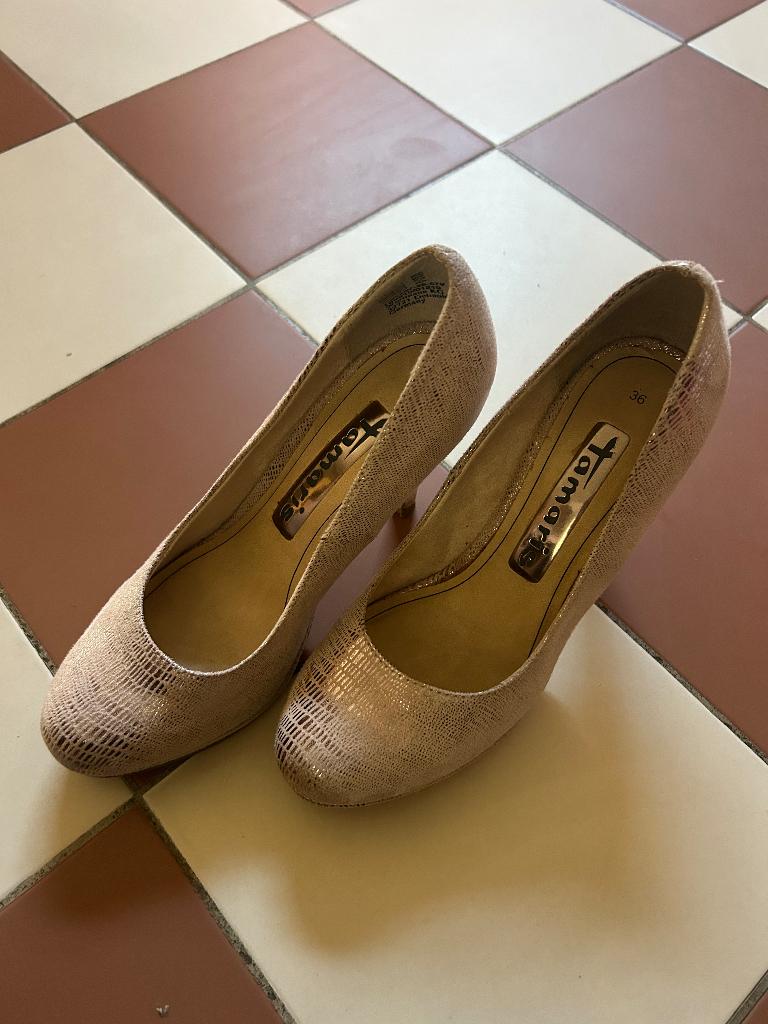 Pumps, Tamaris, Rose, Escarpins, Comme neuf