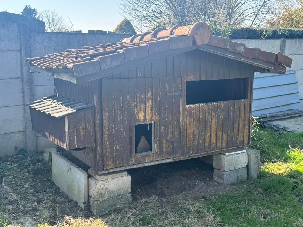Kippenhok, GRATIS af te halen, Dieren en Toebehoren, Pluimvee | Toebehoren, Ophalen, Gebruikt, Kippenhok of Kippenren