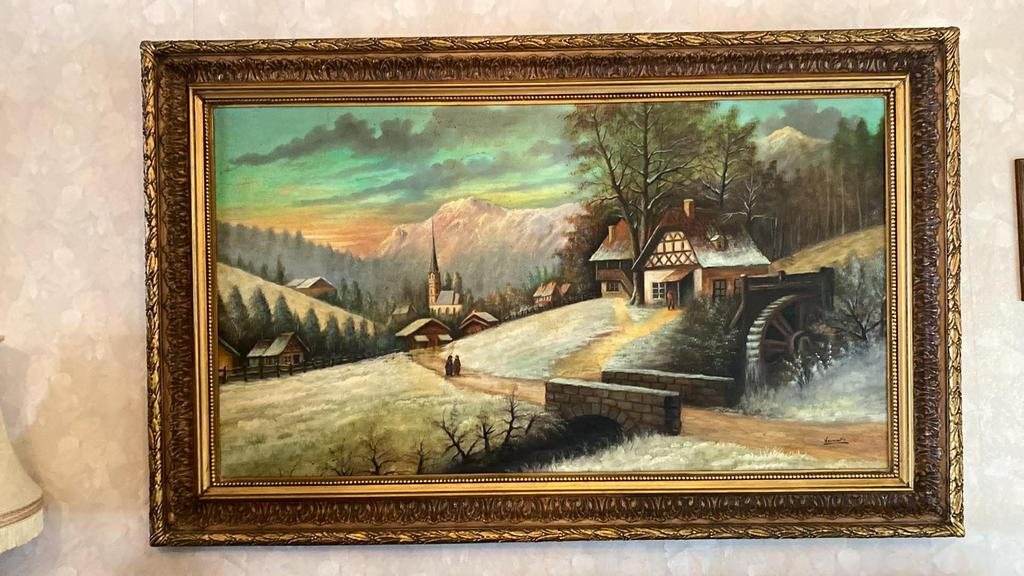 2 Oude schilderijen, Enlèvement