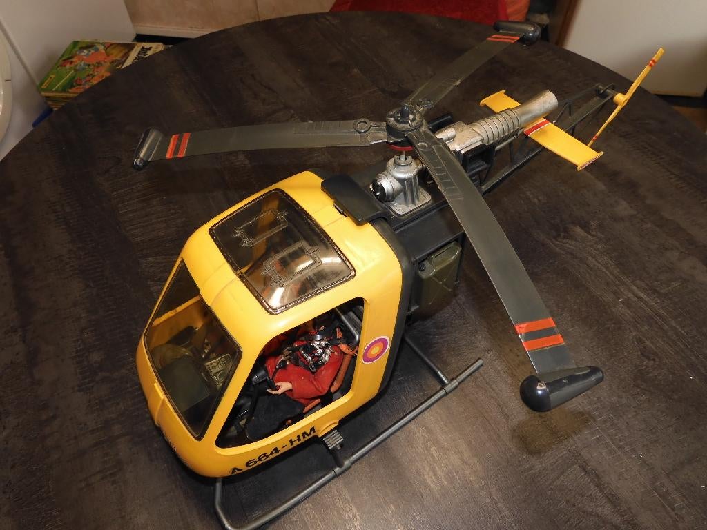 Jouet "Big Jim" pilote & hélicoptère, Collections, Jouets, Enlèvement ou Envoi, Utilisé